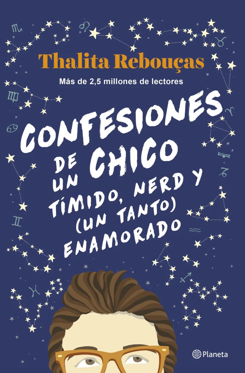 Portada: Confesiones de un chico tímido, nerd y (un tanto) enamorado (Serie Confesiones 2