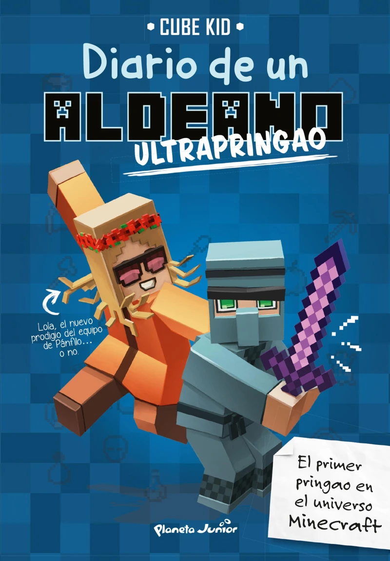 Portada: Minecraft. Diario de un aldeano ultrapringao