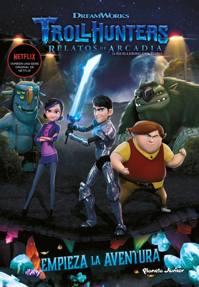 Portada: Trollhunters. Cuentos de Arcadia. Empieza la aventura