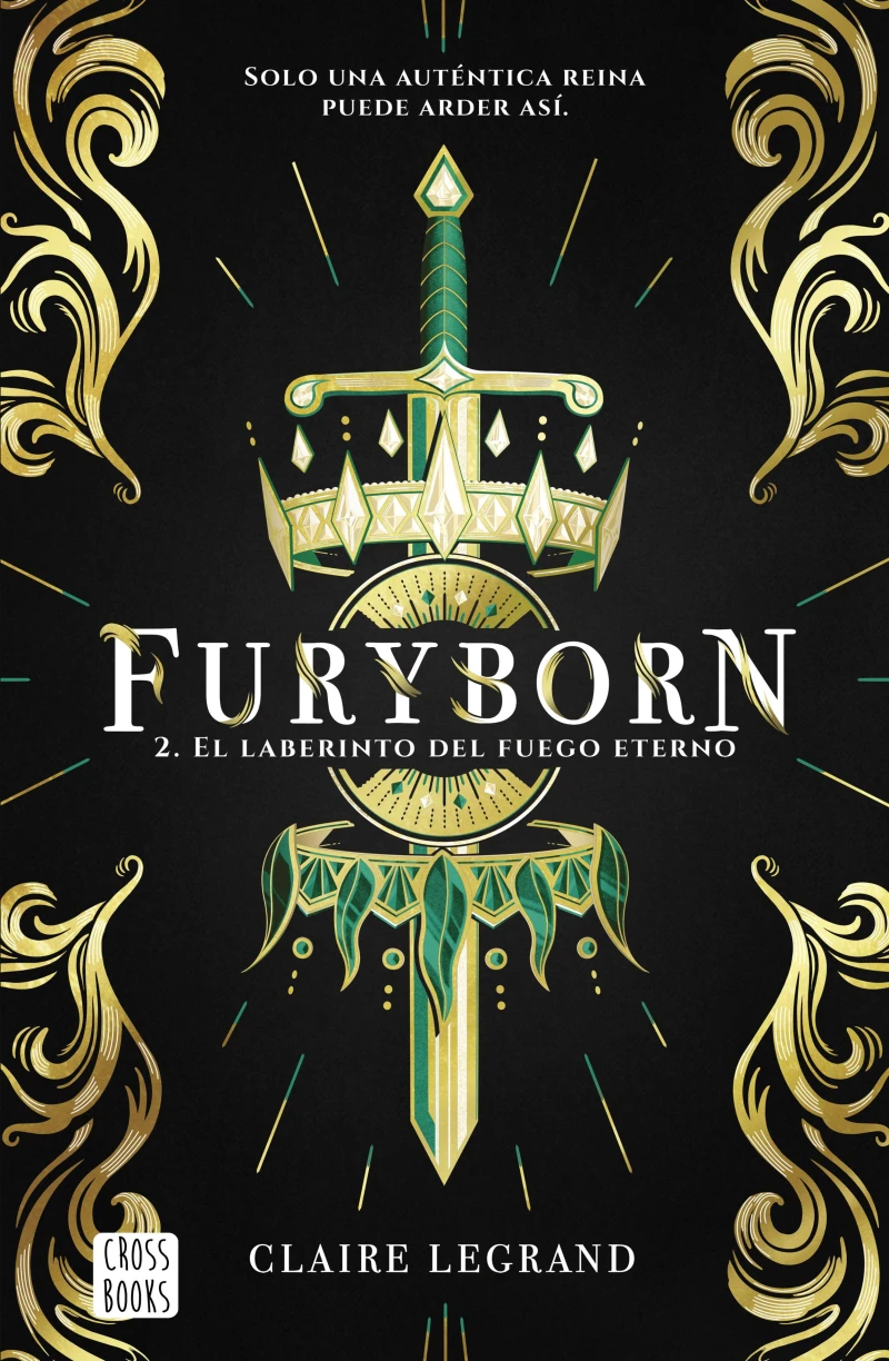 Portada: Furyborn 2. El laberinto del fuego eterno