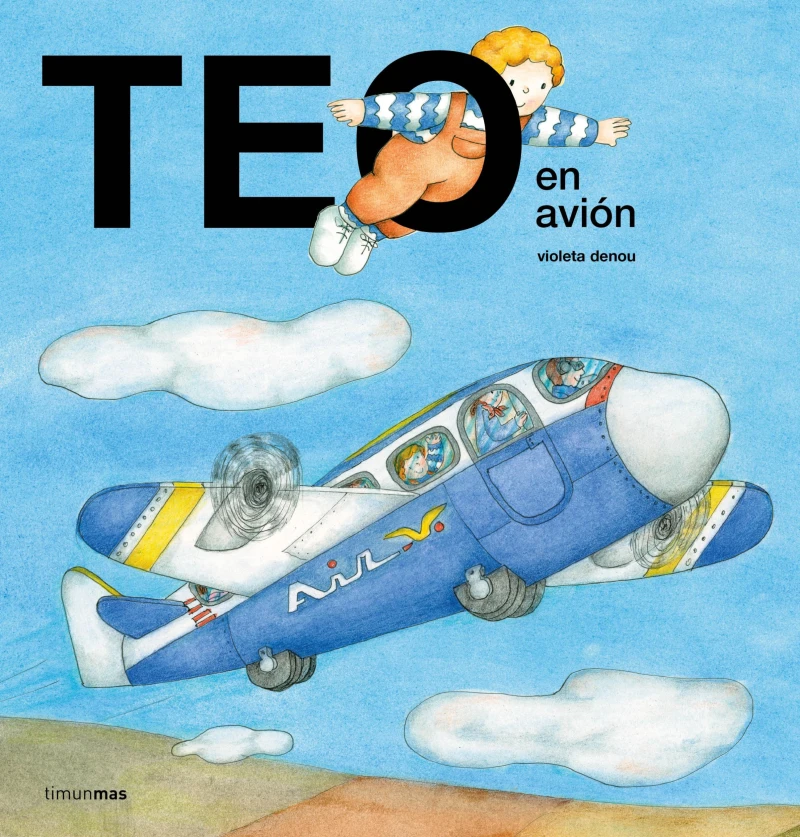 Portada: Teo en avión