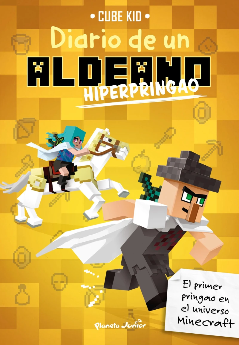 Portada: Minecraft. Diario de un aldeano hiperpringao
