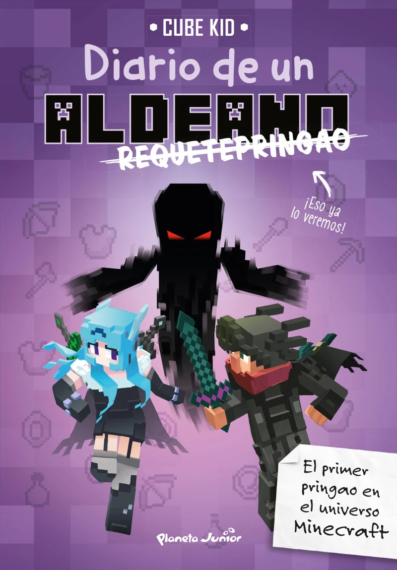 Portada: Minecraft. Diario de un aldeano requetepringao