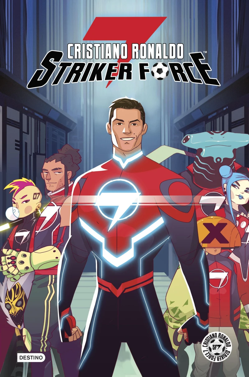 Portada: Cristiano Ronaldo Striker Force 7. Volumen 1