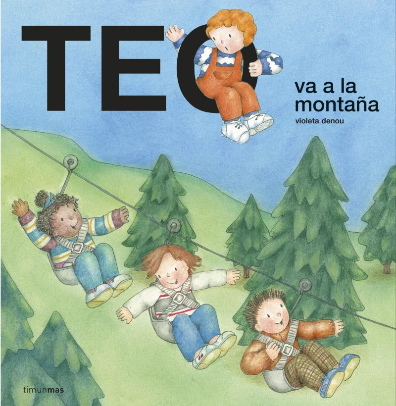 Portada: Teo va a la montaña