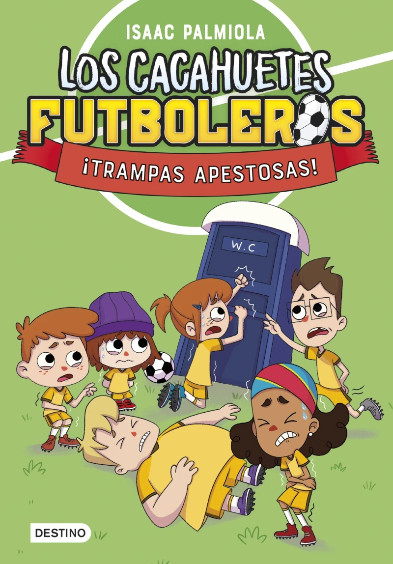 Portada: Los Cacahuetes futboleros 2. ¡Trampas apestosas! Nueva presentación