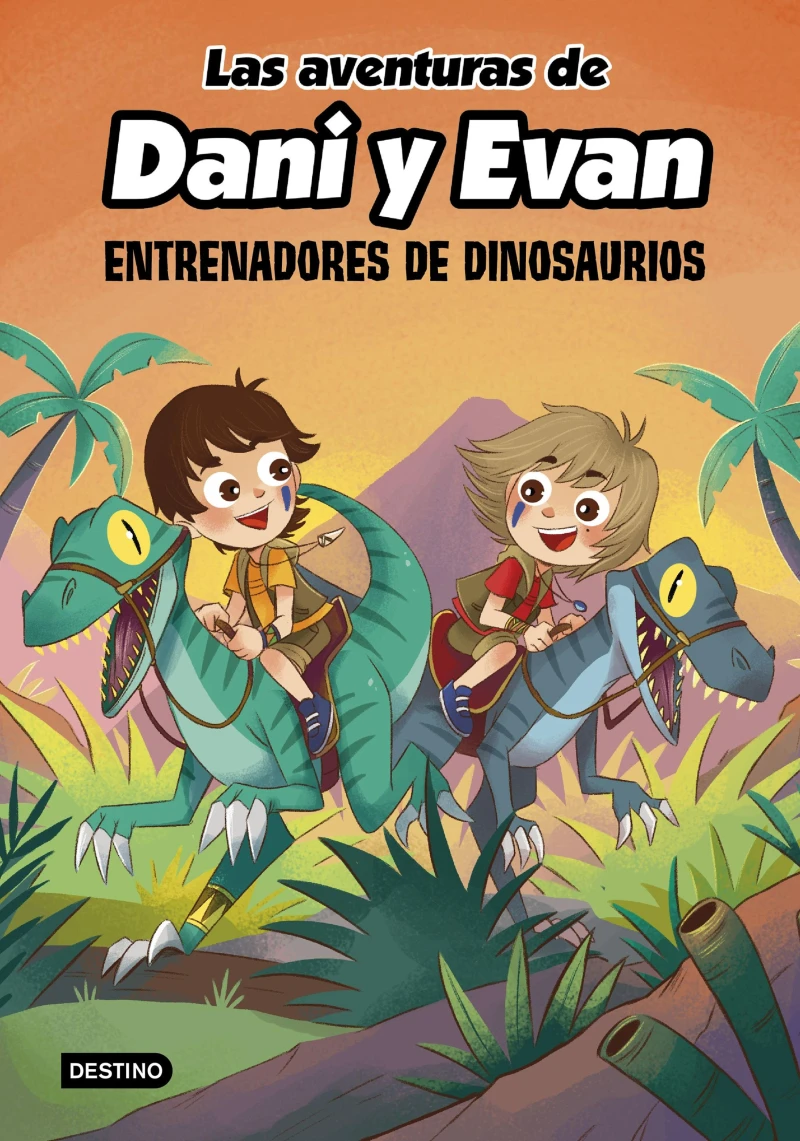 Portada: Las aventuras de Dani y Evan 3. Entrenadores de dinosaurios