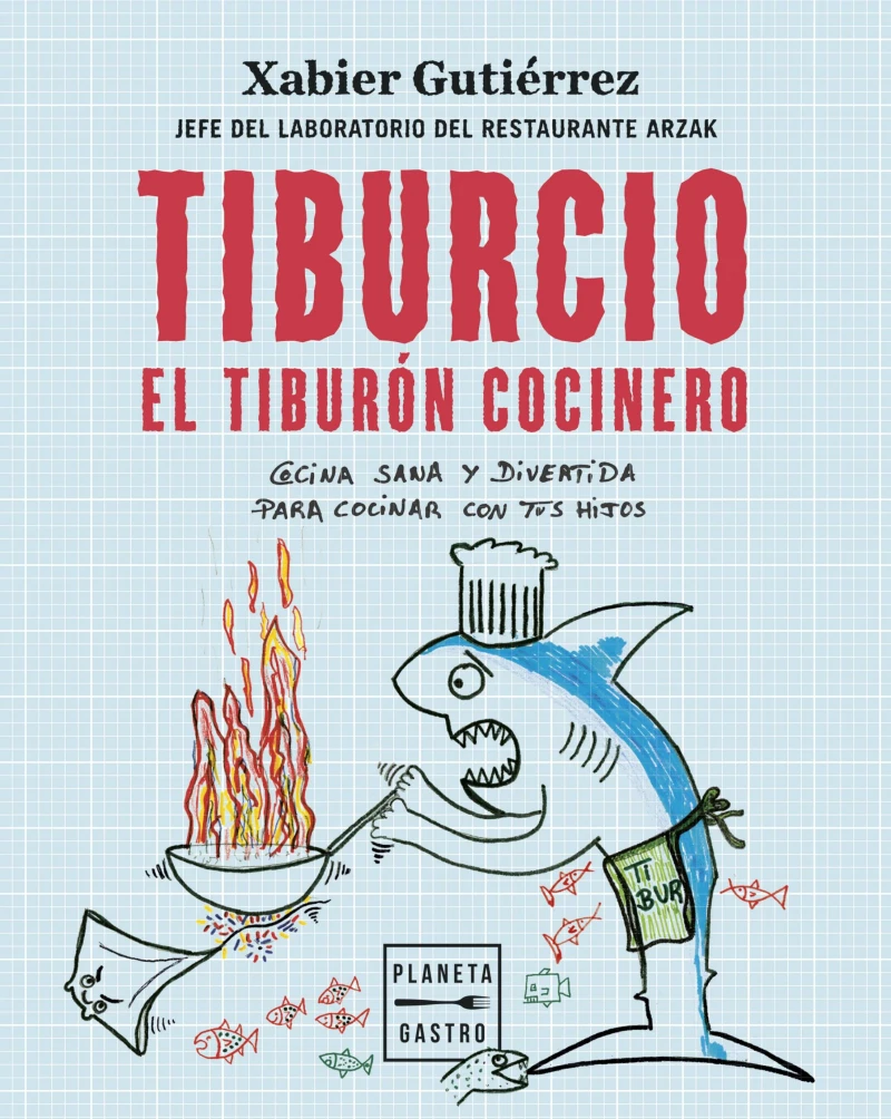 Portada: Tiburcio, el tiburón cocinero