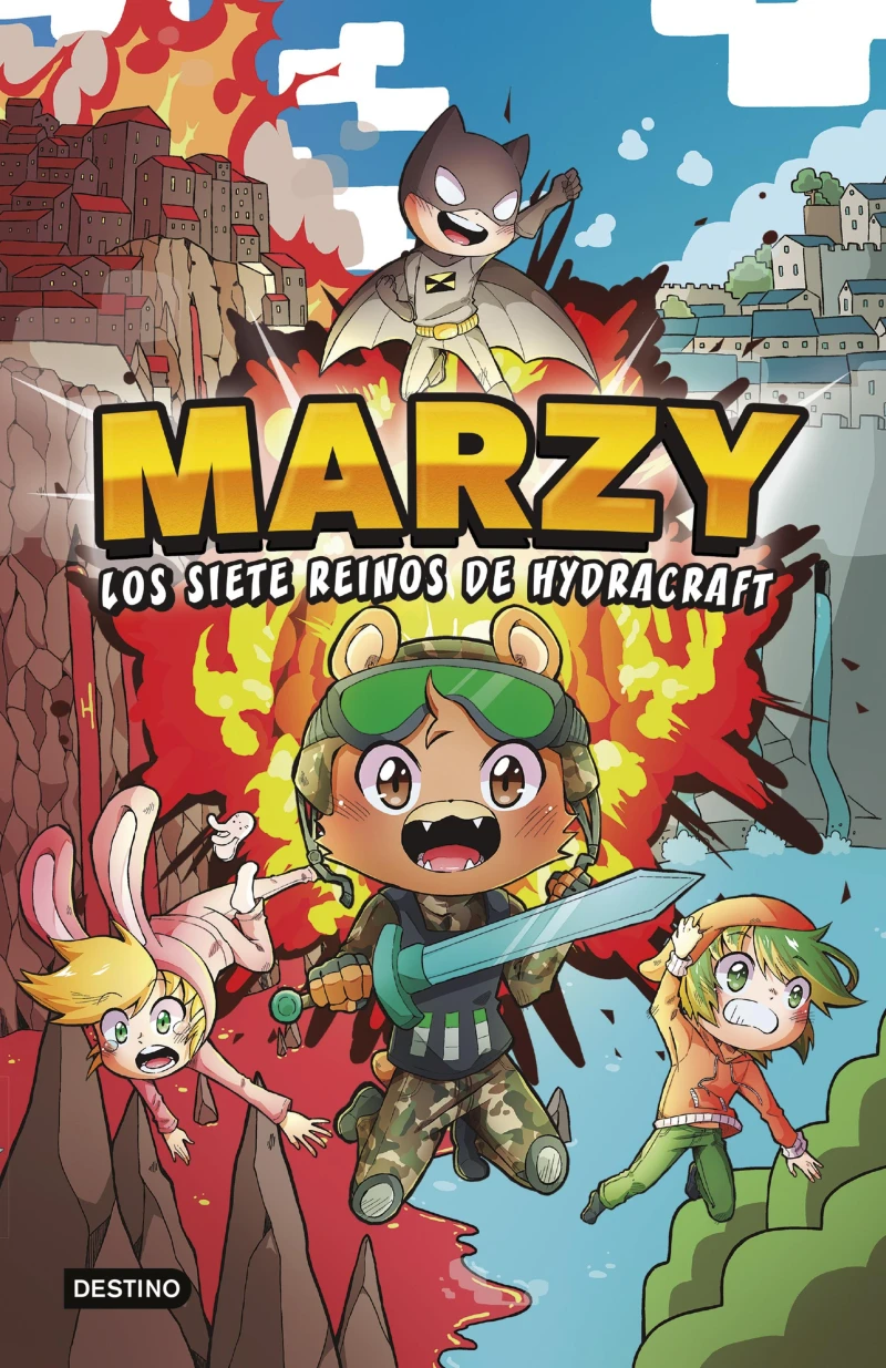 Portada: The MarZy 1. Marzy y los Siete Reinos de Hydracraft