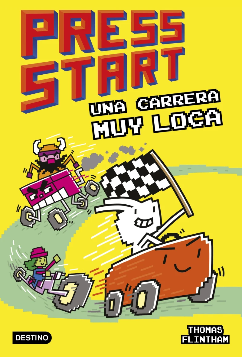 Portada: Press Start 3. Una carrera muy loca