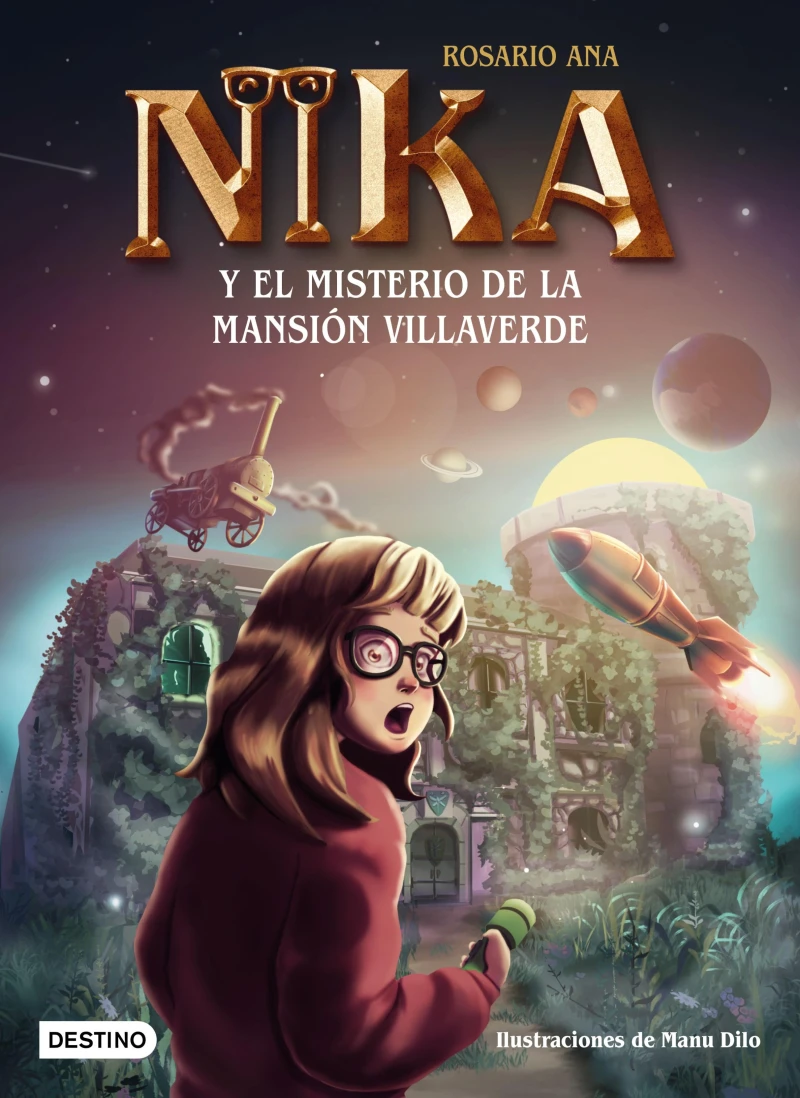 Portada: Los misterios de Nika 1. El misterio de la mansión Villaverde