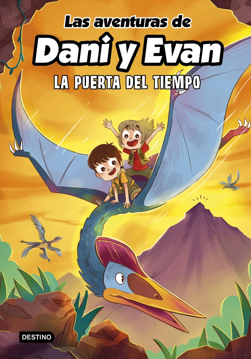 Portada: Las aventuras de Dani y Evan 7. La puerta del tiempo