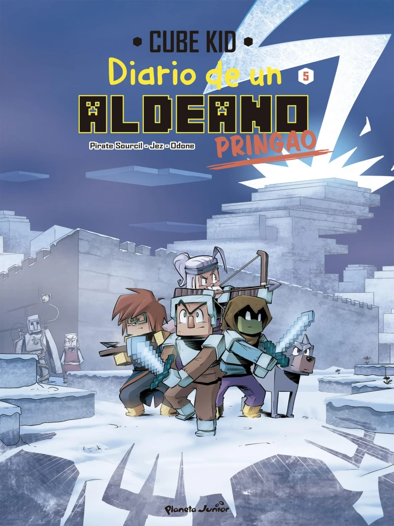 Portada: Minecraft. Diario de un aldeano pringao. Cómic 5