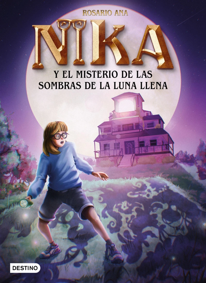 Portada: Los misterios de Nika 3. El misterio de las sombras de la luna llena