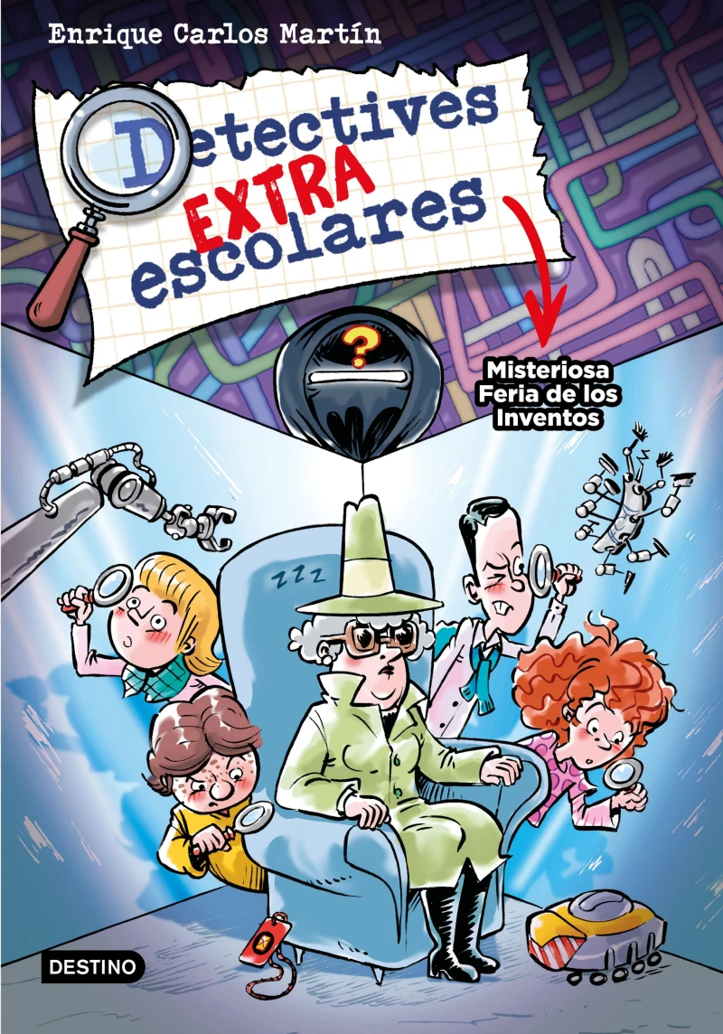 Portada: Detectives extraescolares 4. Misteriosa Feria de los Inventos