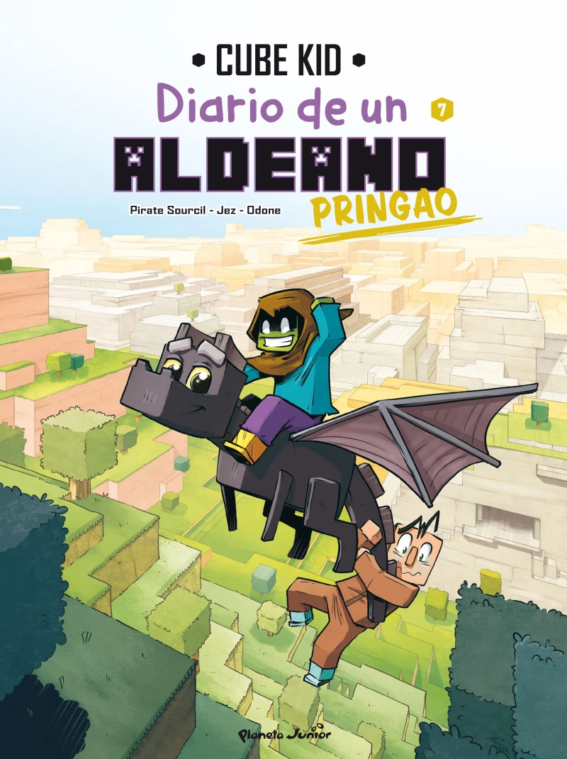 Portada: Minecraft. Diario de un aldeano pringao. Cómic 7
