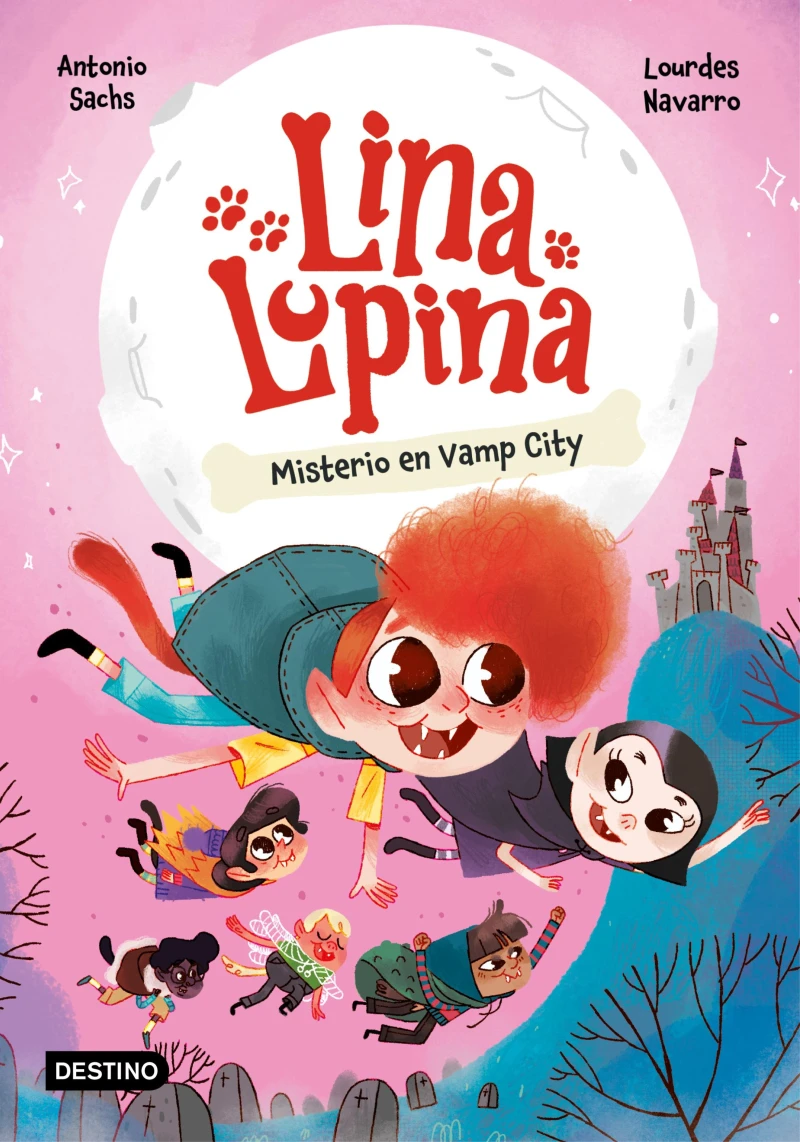 Portada: Lina Lupina 2. Misterio en Vamp City