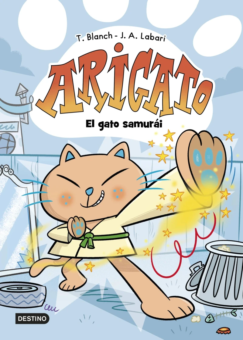 Portada: Arigato 1. El gato samurái