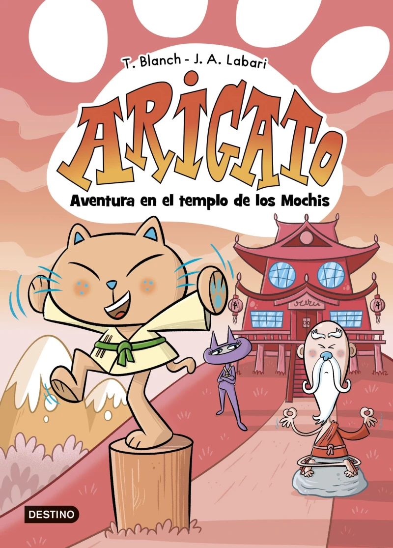 Portada: Arigato 3. Aventura en el templo de los Mochis