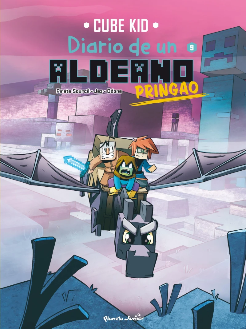 Portada: Minecraft. Diario de un aldeano pringao. Cómic 9