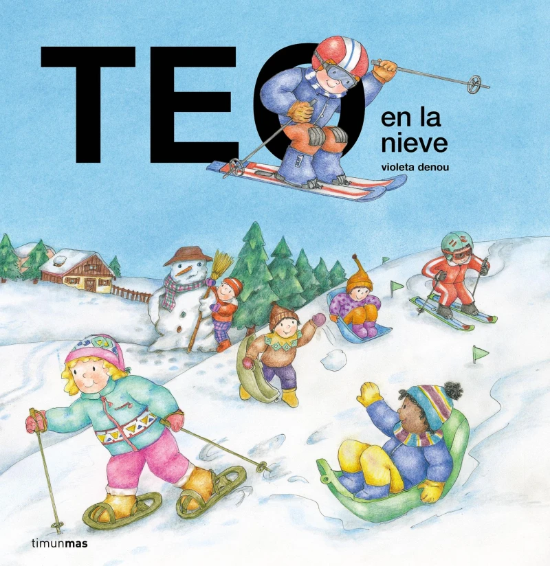 Portada: Teo en la nieve