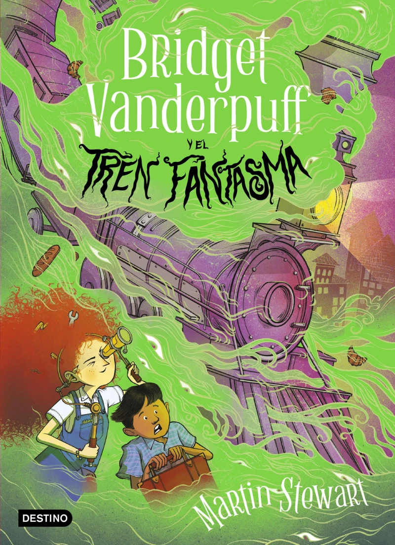 Portada: Bridget Vanderpuff 2. Bridget Vanderpuff y el tren fantasma