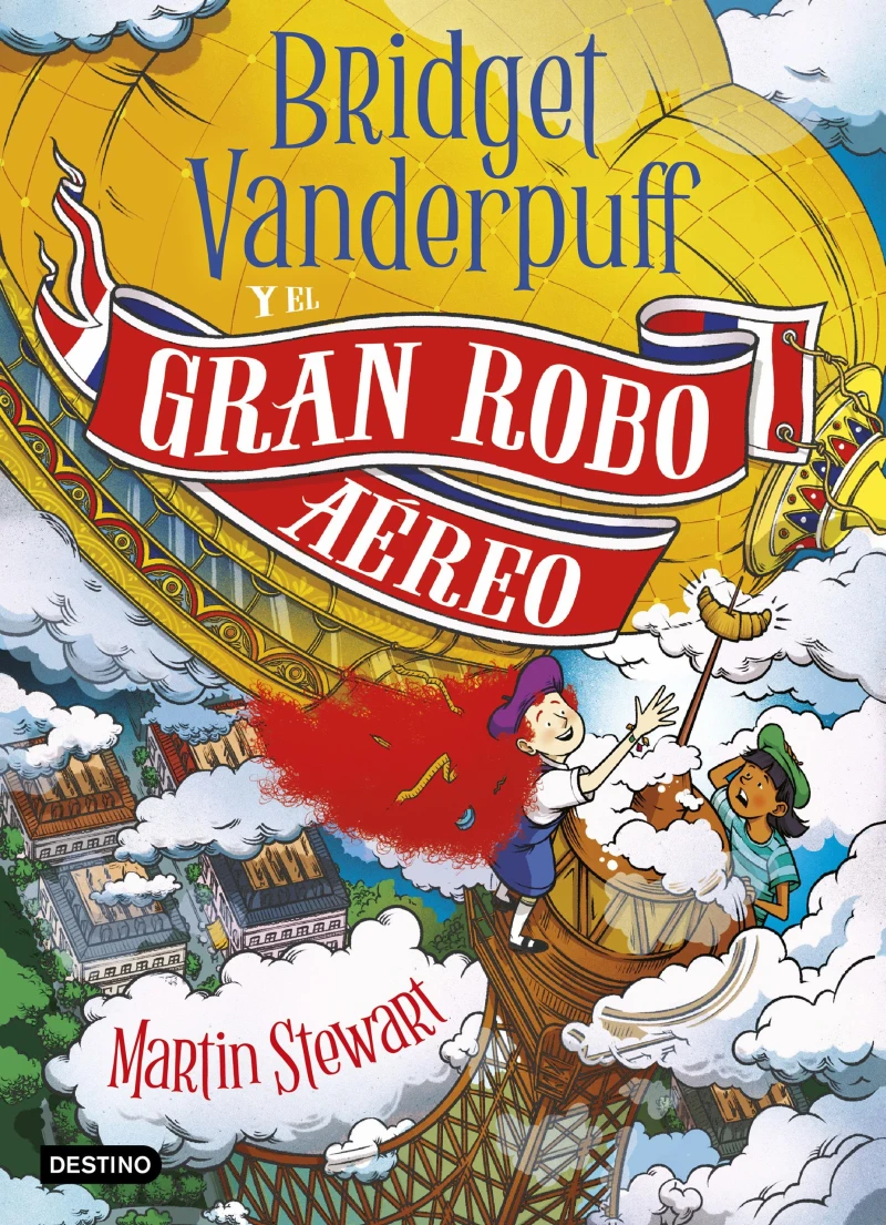 Portada: Bridget Vanderpuff 3. Bridget Vanderpuff y el gran robo aéreo