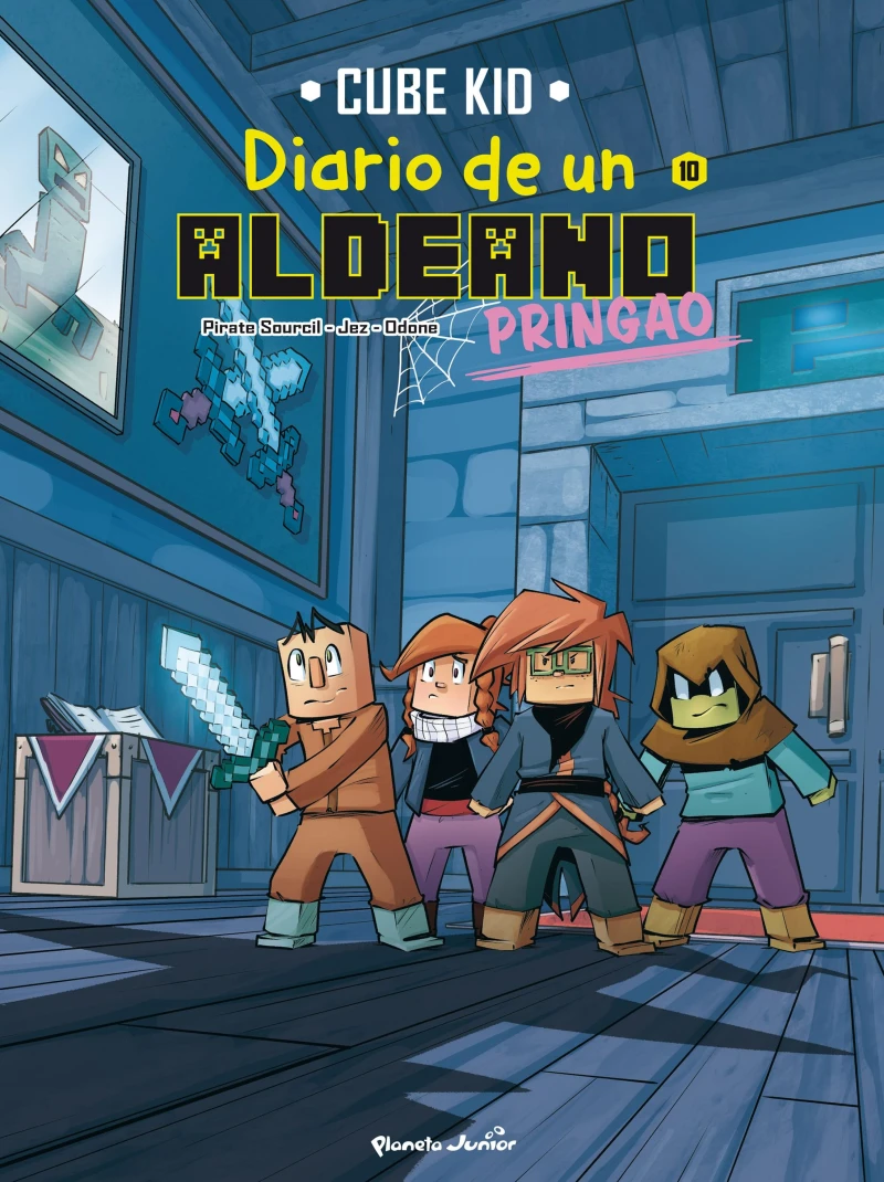 Portada: Minecraft. Diario de un aldeano pringao. Cómic 10