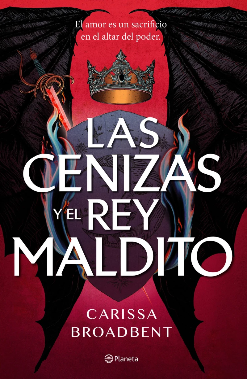 Portada: Las cenizas y el rey maldito
