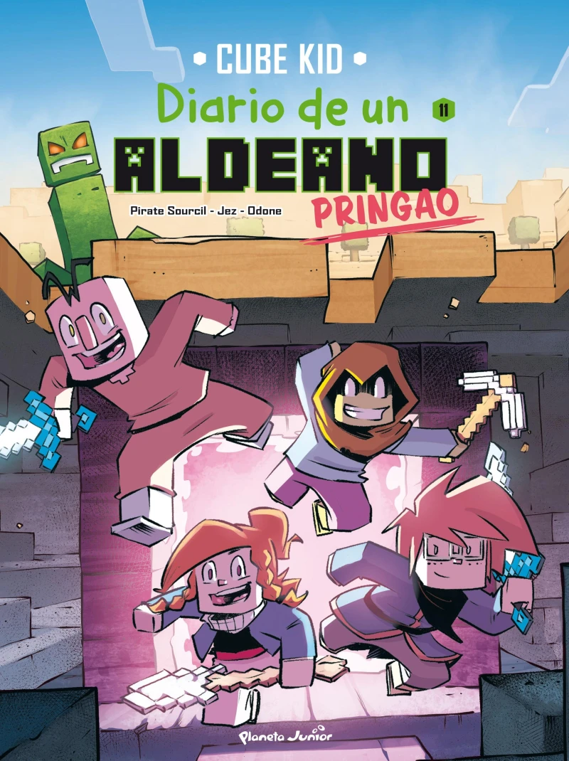 Portada: Minecraft. Diario de un aldeano pringao. Cómic 11