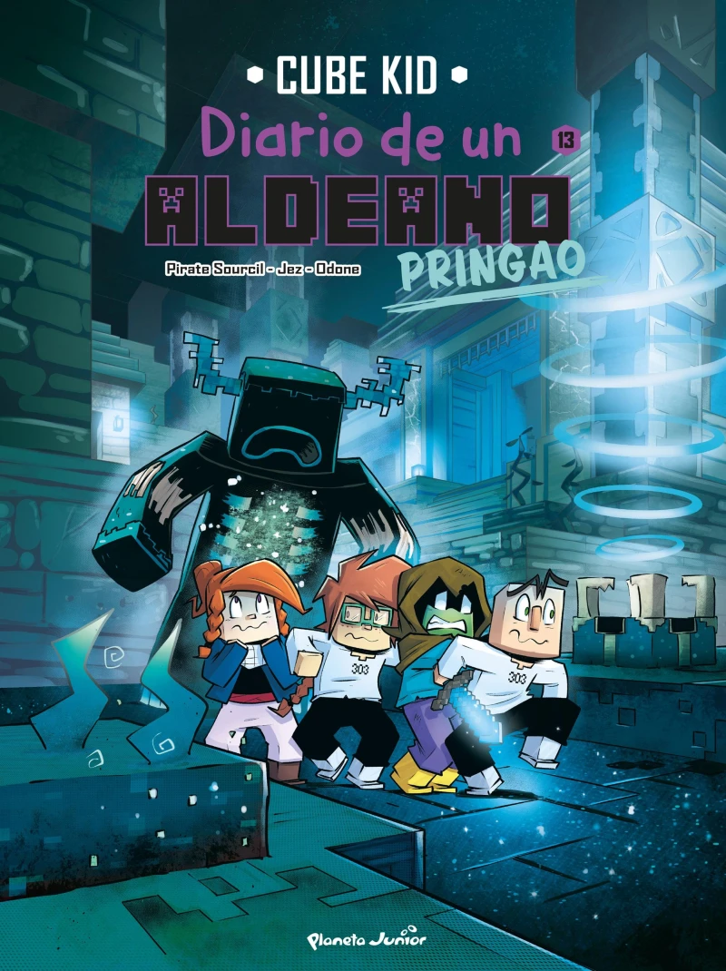 Portada: Minecraft. Diario de un aldeano pringao. Cómic 13