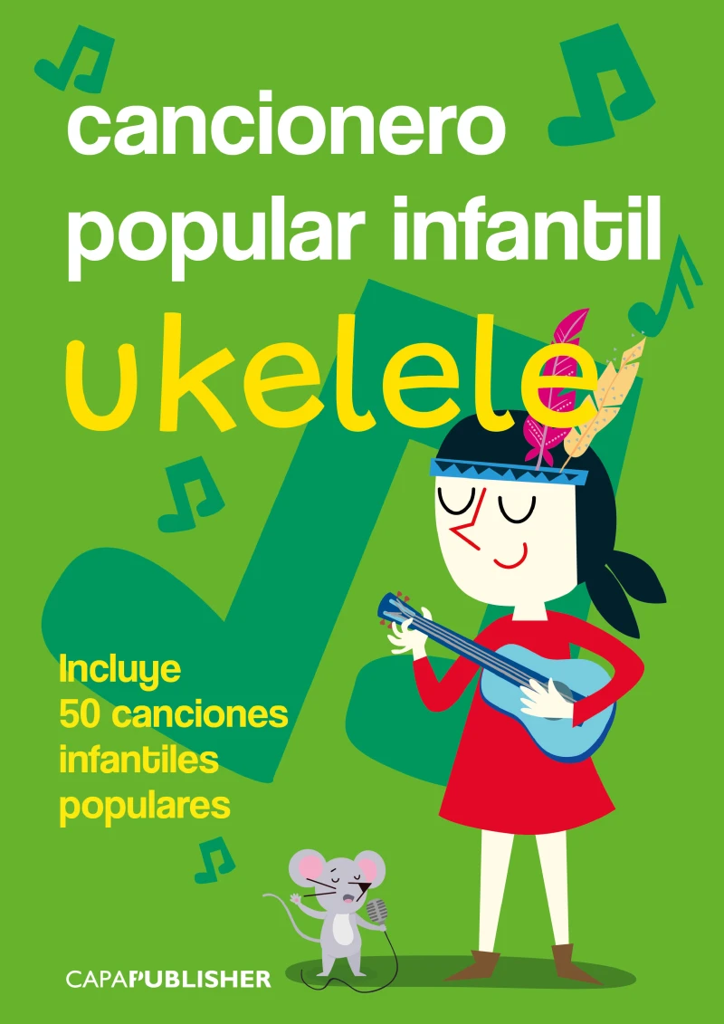 Portada: Cancionero popular infantil para ukelele