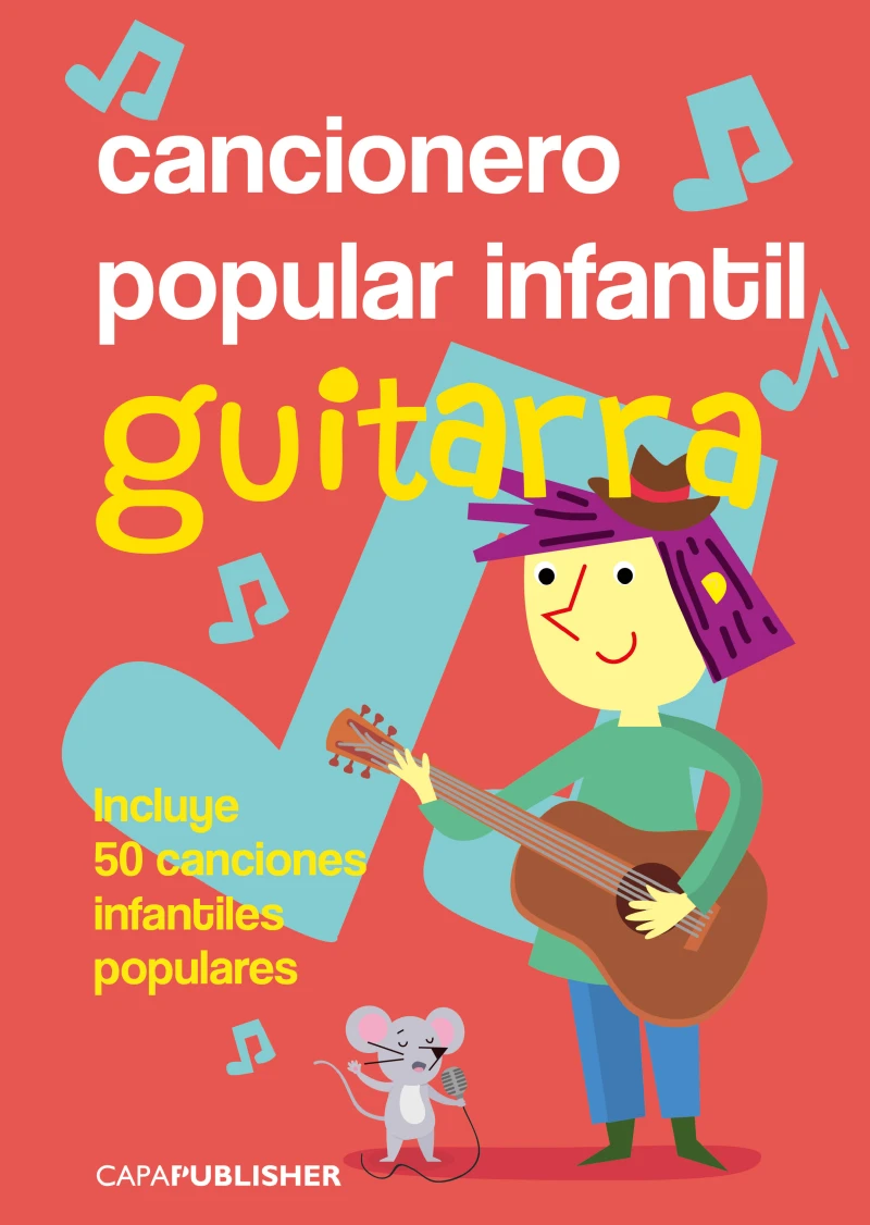 Portada: Cancionero popular infantil para guitarra