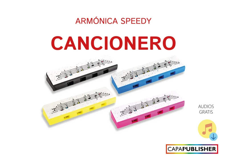 Portada: Cancionero infantil para armónica Speedy