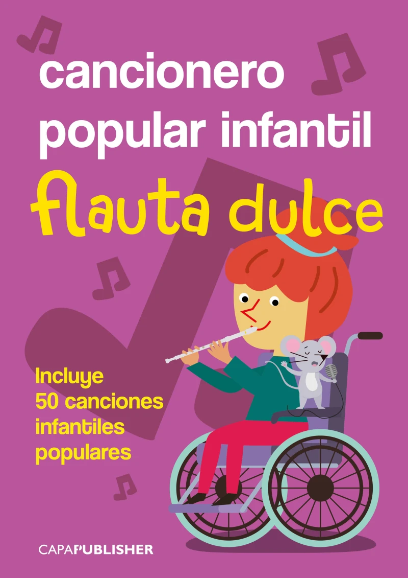 Portada: Cancionero popular infantil para flauta dulce soprano