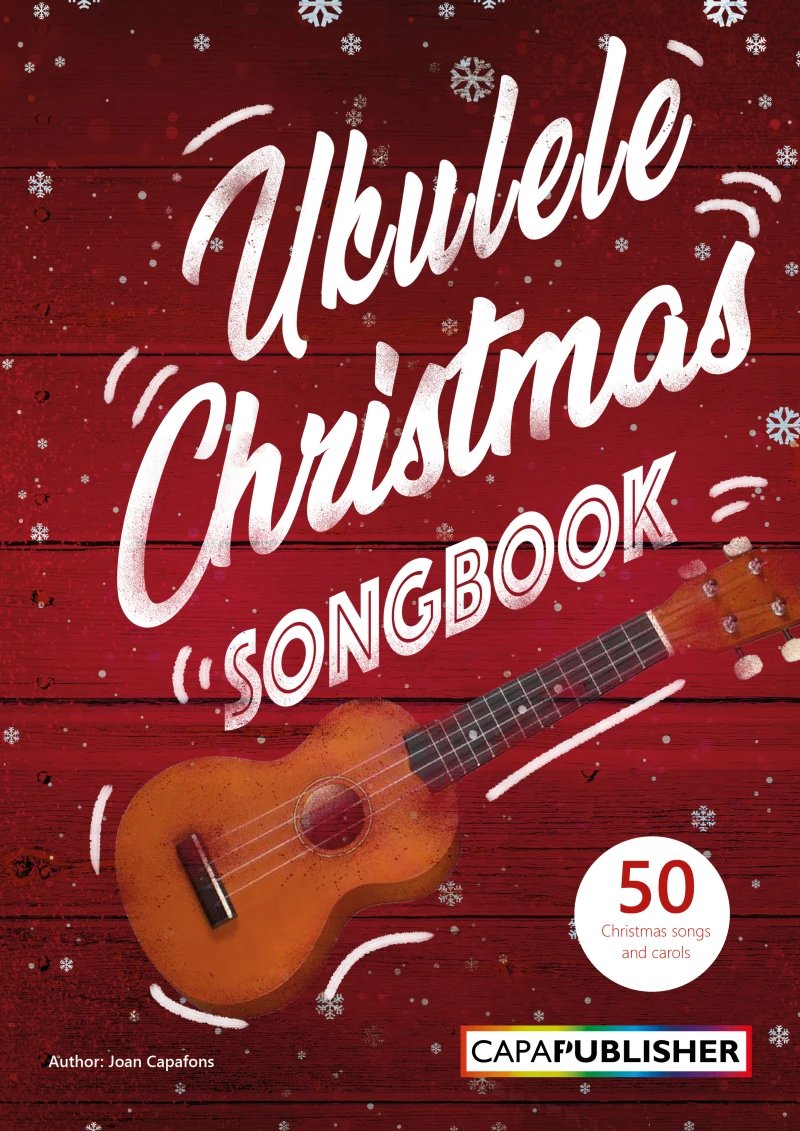 Portada: Easy Ukulele Christmas Songbook - Graphic chords, lead vocal sheet music and TAB's