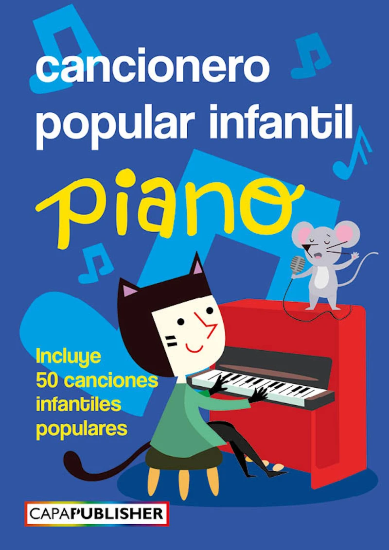 Portada: Cancionero popular infantil para piano