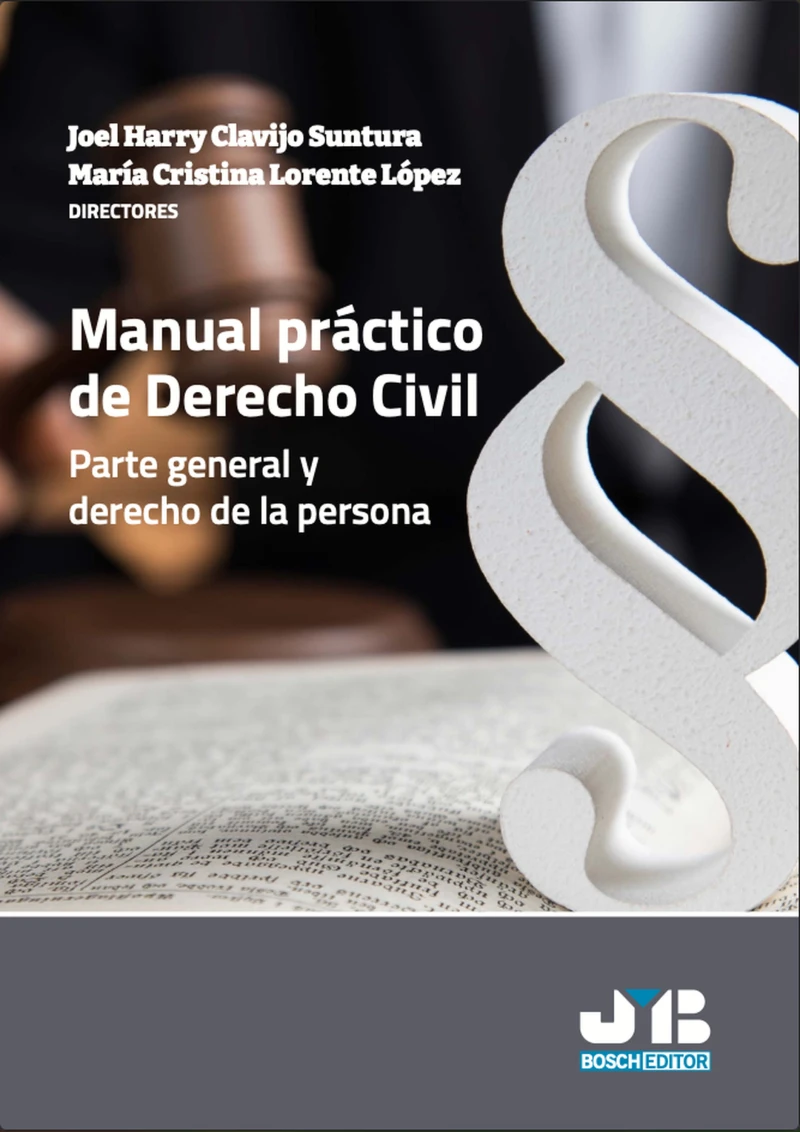 Portada: Manual práctico de Derecho Civil. Parte general y Derecho de la Persona