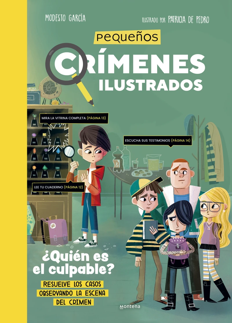 Portada: Pequeños Crímenes ilustrados - ¿Quién es el culpable?