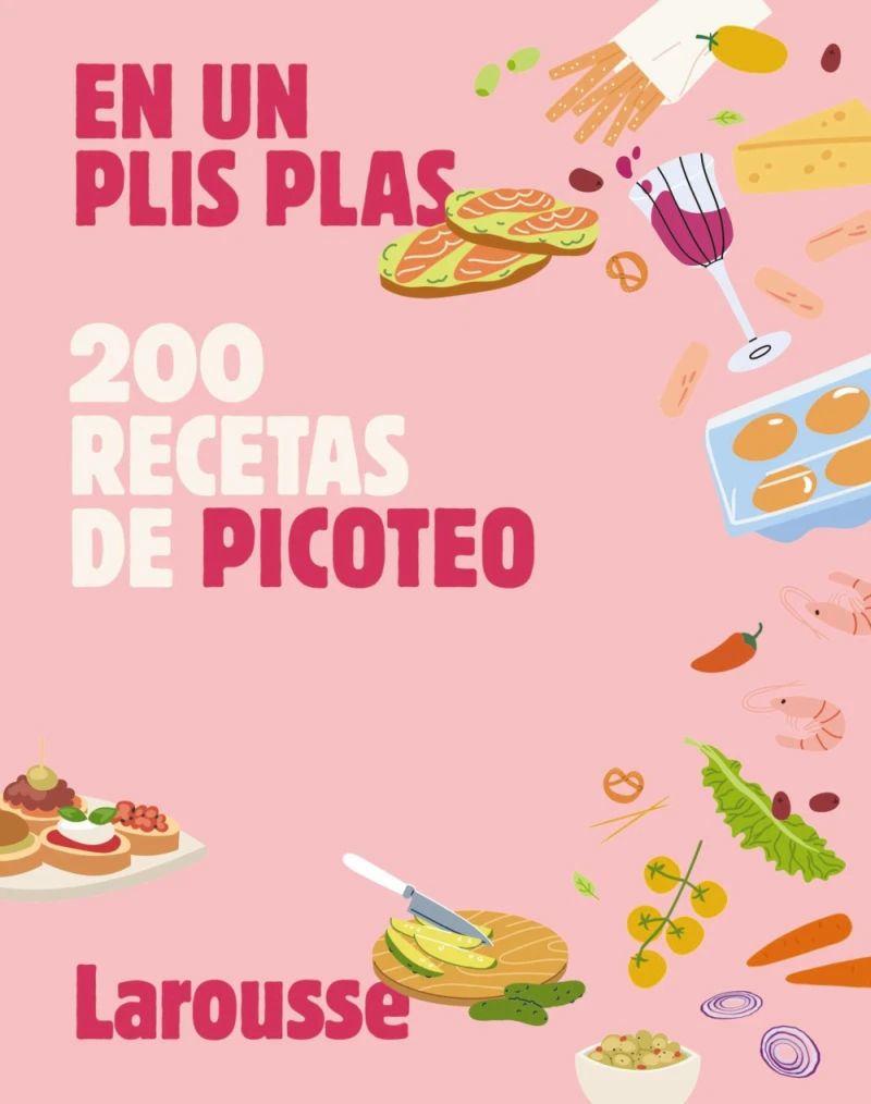 Portada: 200 recetas de picoteo