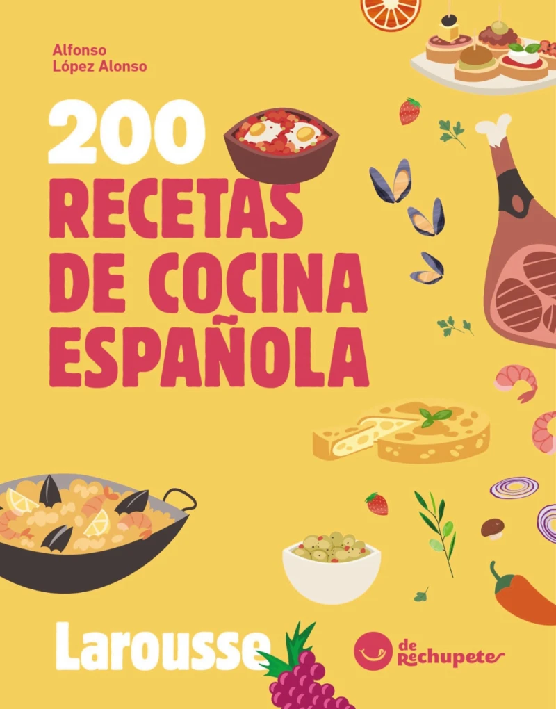 Portada: 200 recetas de cocina española