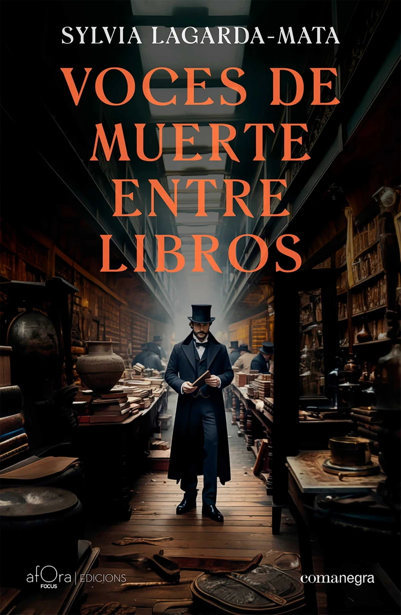 Portada: Voces de muerte entre libros
