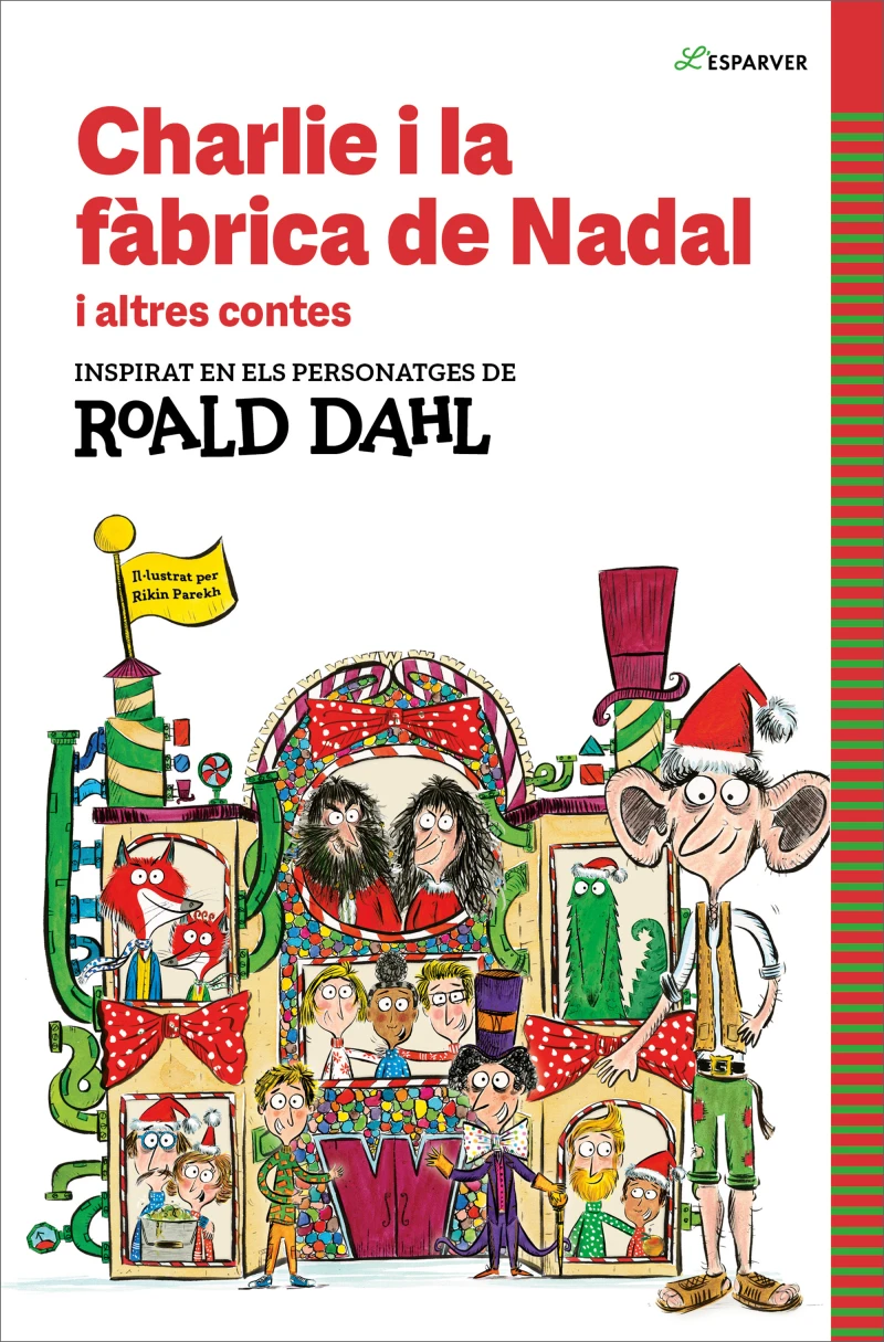 Portada: Charlie i la fàbrica de Nadal i altres contes