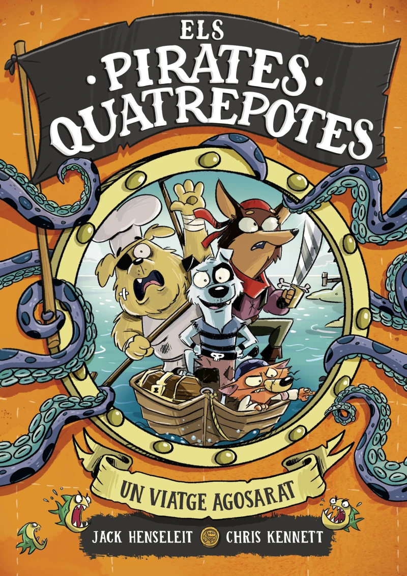Portada: Els Pirates Quatrepotes 1 - Un viatge agosarat