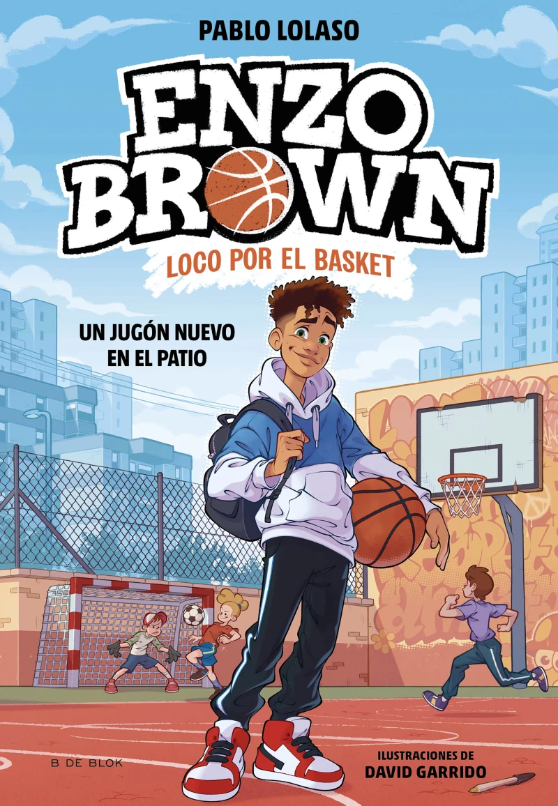 Portada: Enzo Brown: loco por el basket 1 - Un jugón nuevo en el patio
