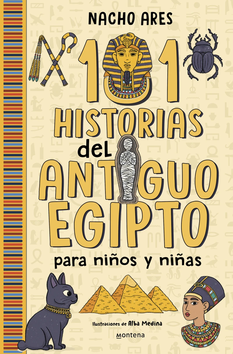 Portada: 101 historias del Antiguo Egipto para niños y niñas