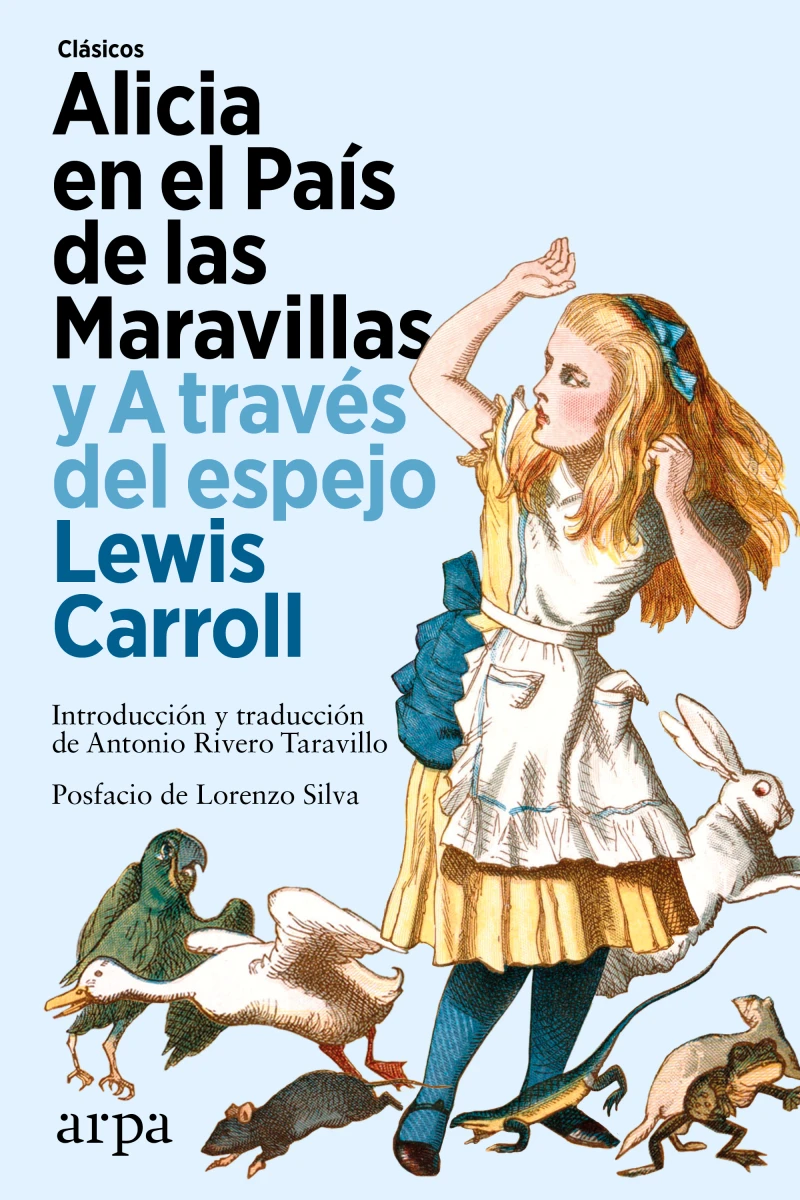 Portada: Alicia en el País de las Maravillas y A través del espejo