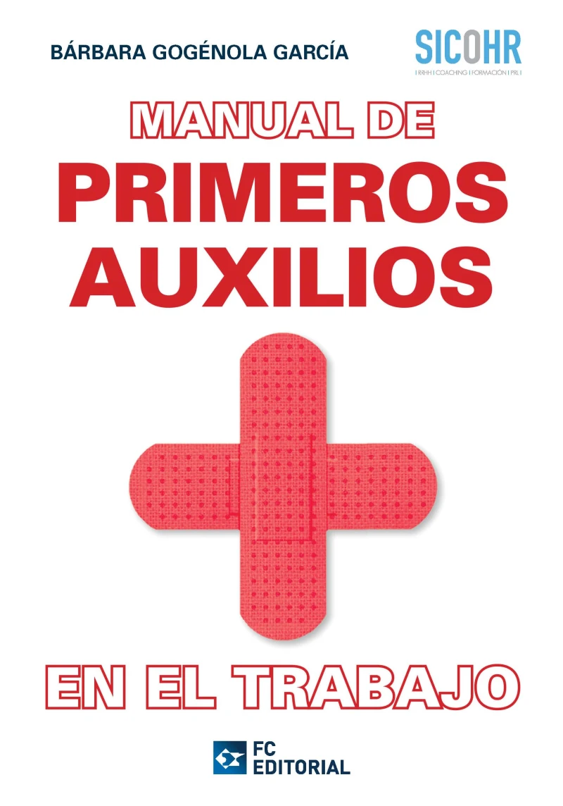Portada: Manual de primeros auxilios en el trabajo