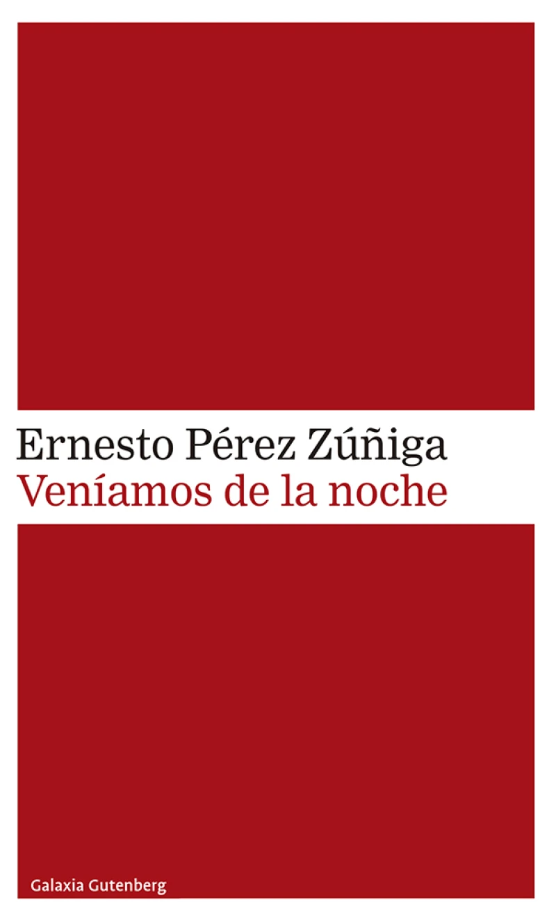 Portada: Veníamos de la noche