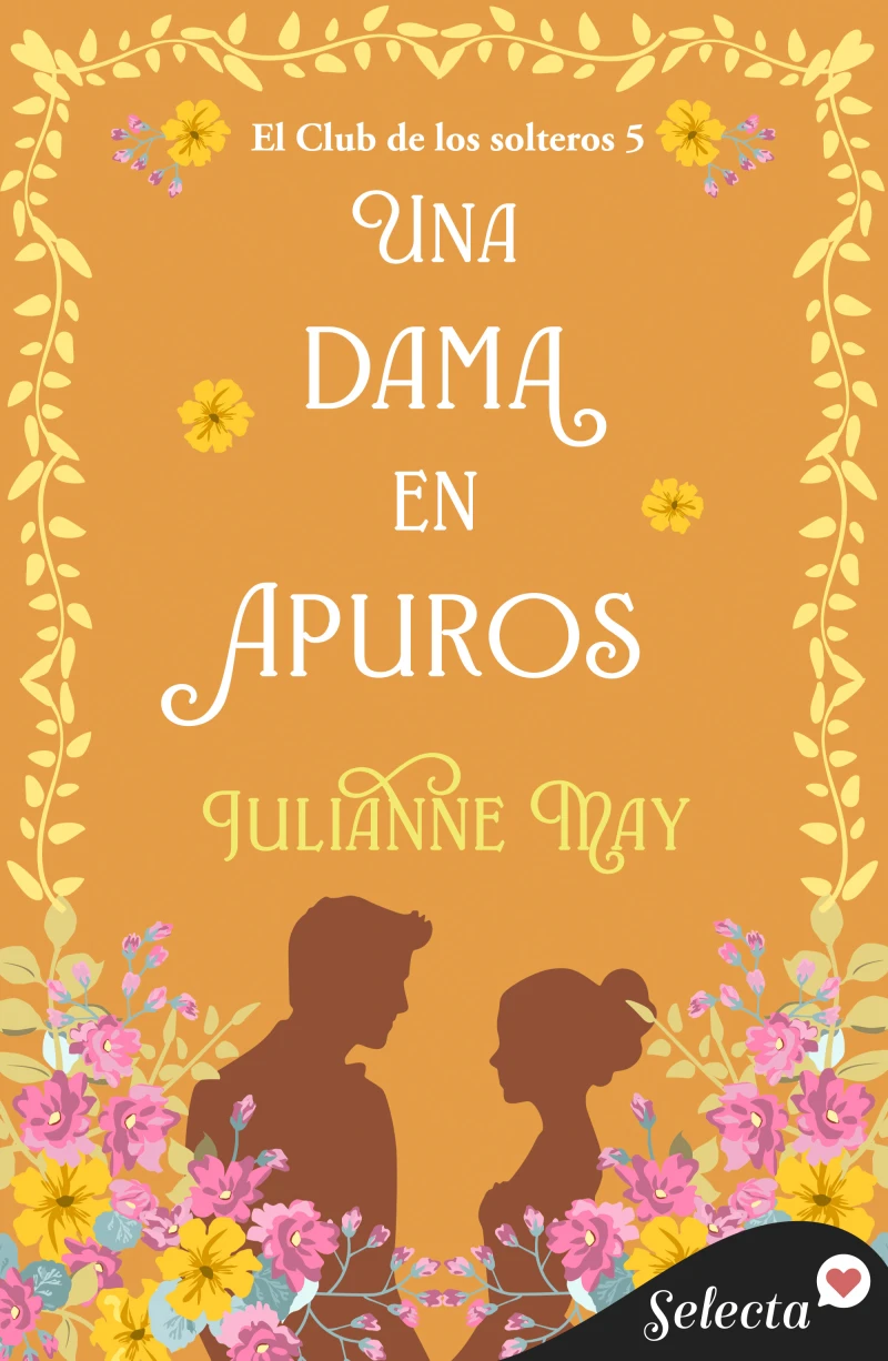 Portada: Una dama en apuros (El club de los solteros 5)